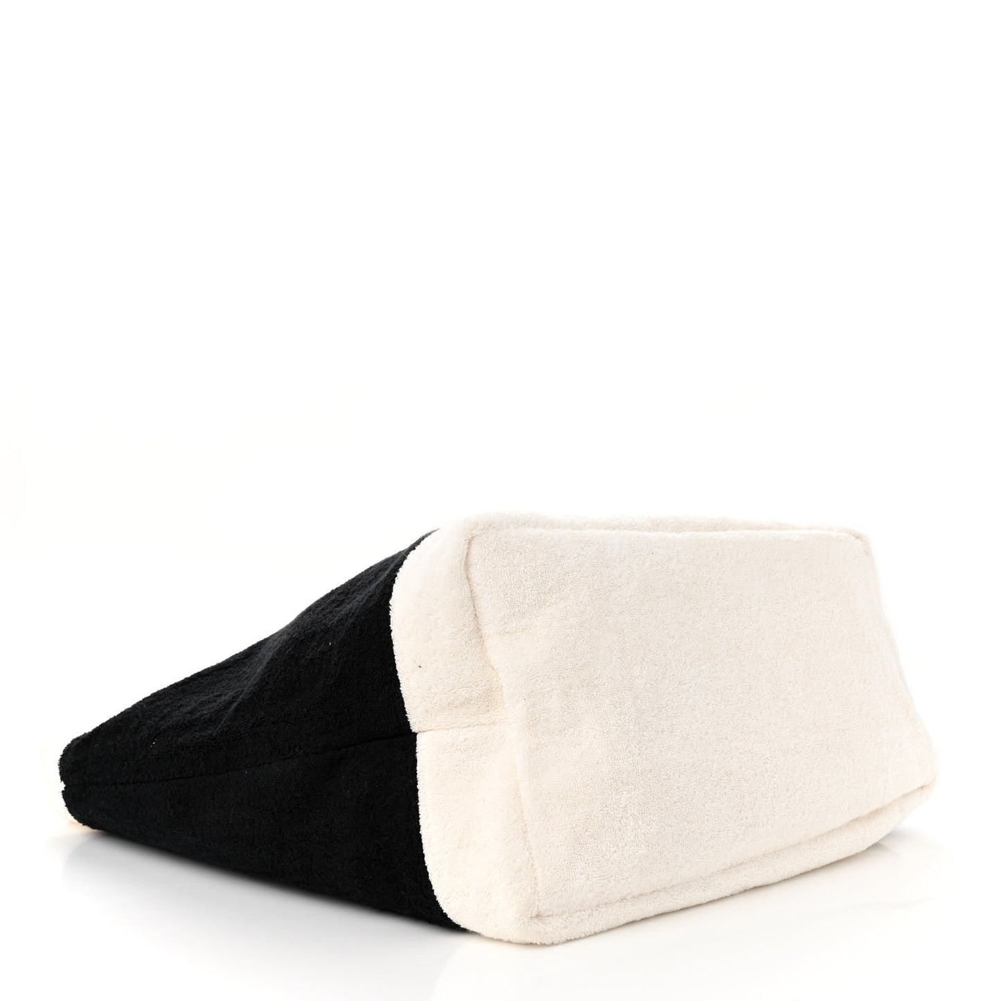 Terry Cotton CC Beach Tote Towel Set Black White