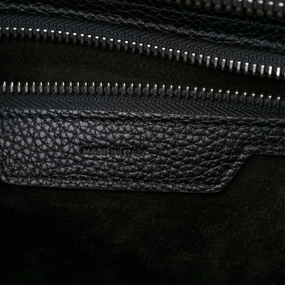 Celine Drummed Calfskin Micro Luggage Black 7 of 10