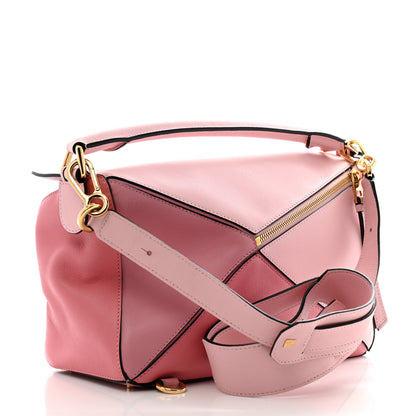 Loewe Calfskin Medium Puzzle Bag Soft Pink 3 of 12