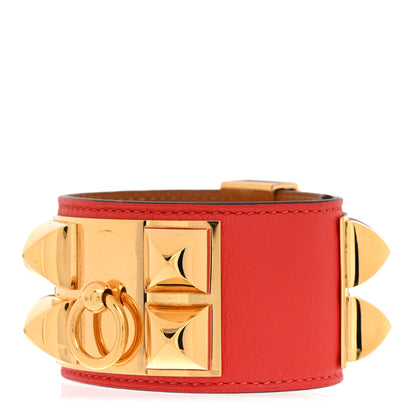 Hermes Swift Collier De Chien CDC Bracelet S Rouge De Coeur 1 of 6