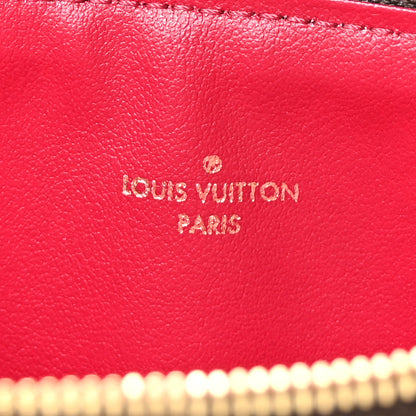 Louis Vuitton Monogram Felicie Chain Wallet Zippered Insert Fuchsia 6 of 6