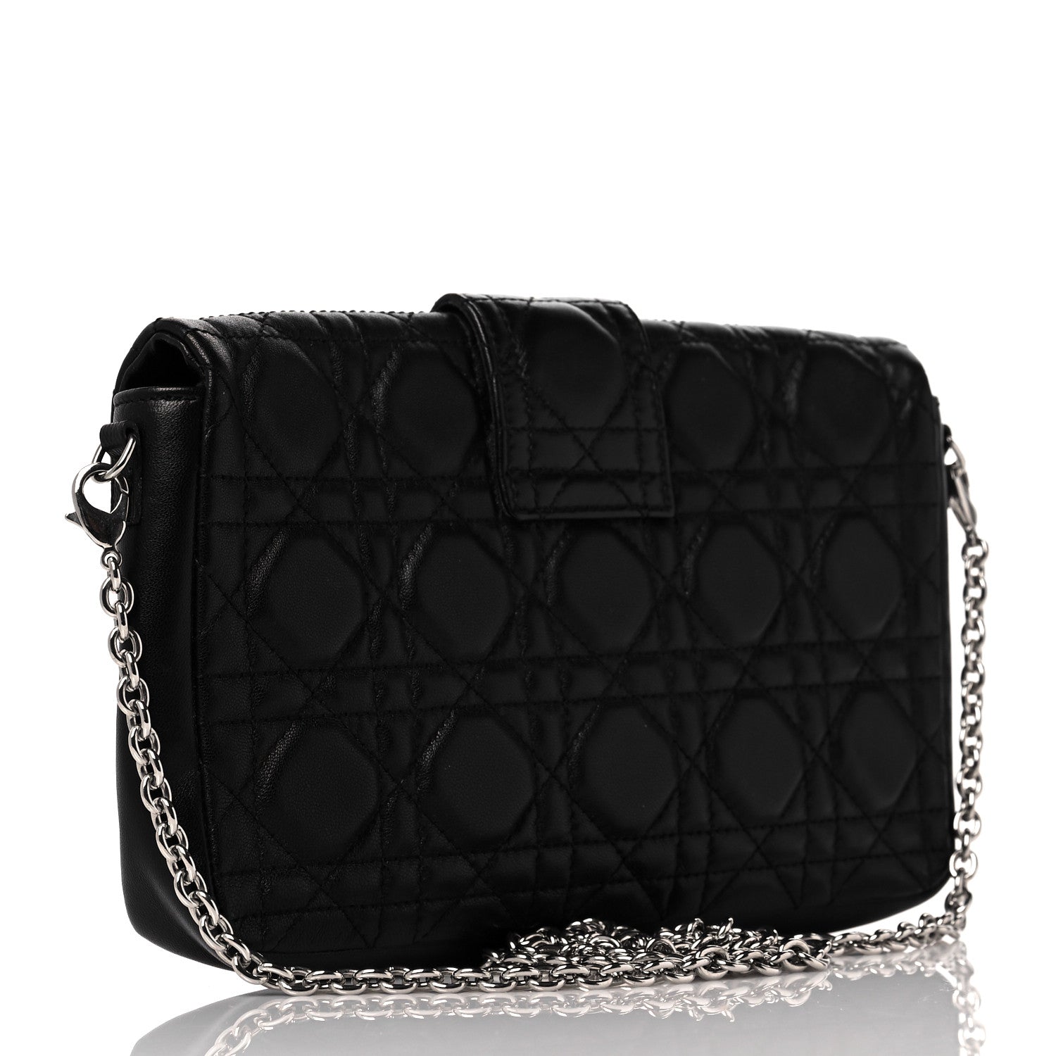 Christian Dior Lambskin Cannage Mini Miss Dior Flap Black 2 of 8