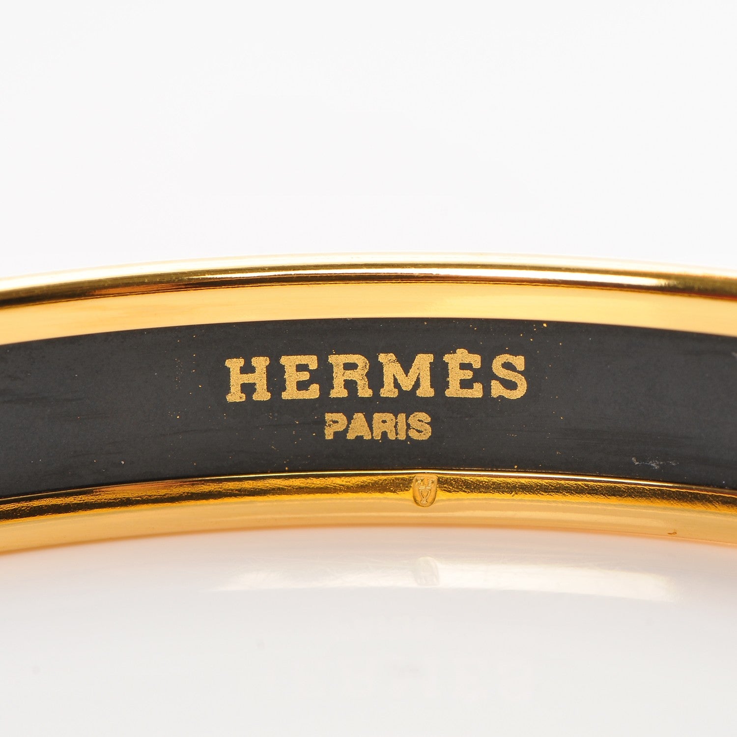 Hermes Enamel Printed Narrow Bracelet 70 5 of 5