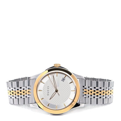 Gucci Stainless Steel 38mm G-Timeless Two Tone Quartz Watch 2 of 5