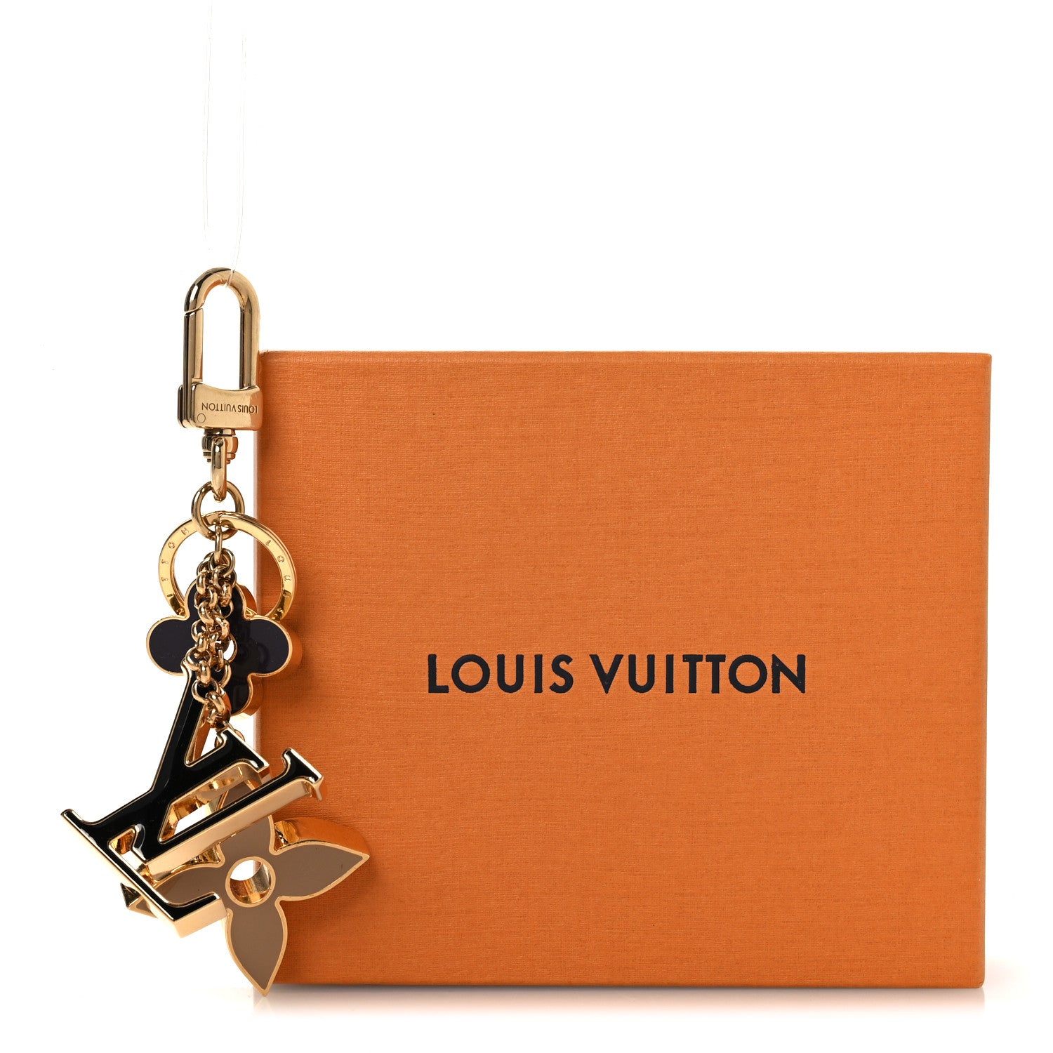 Louis Vuitton Metal Enamel Fleur De Monogram Bag Charm 4 of 4