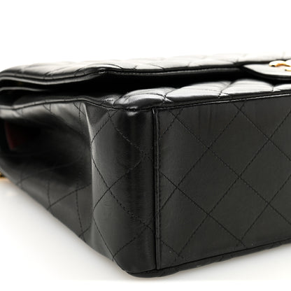 Chanel Lambskin Quilted Maxi Double Flap Black 9 of 10