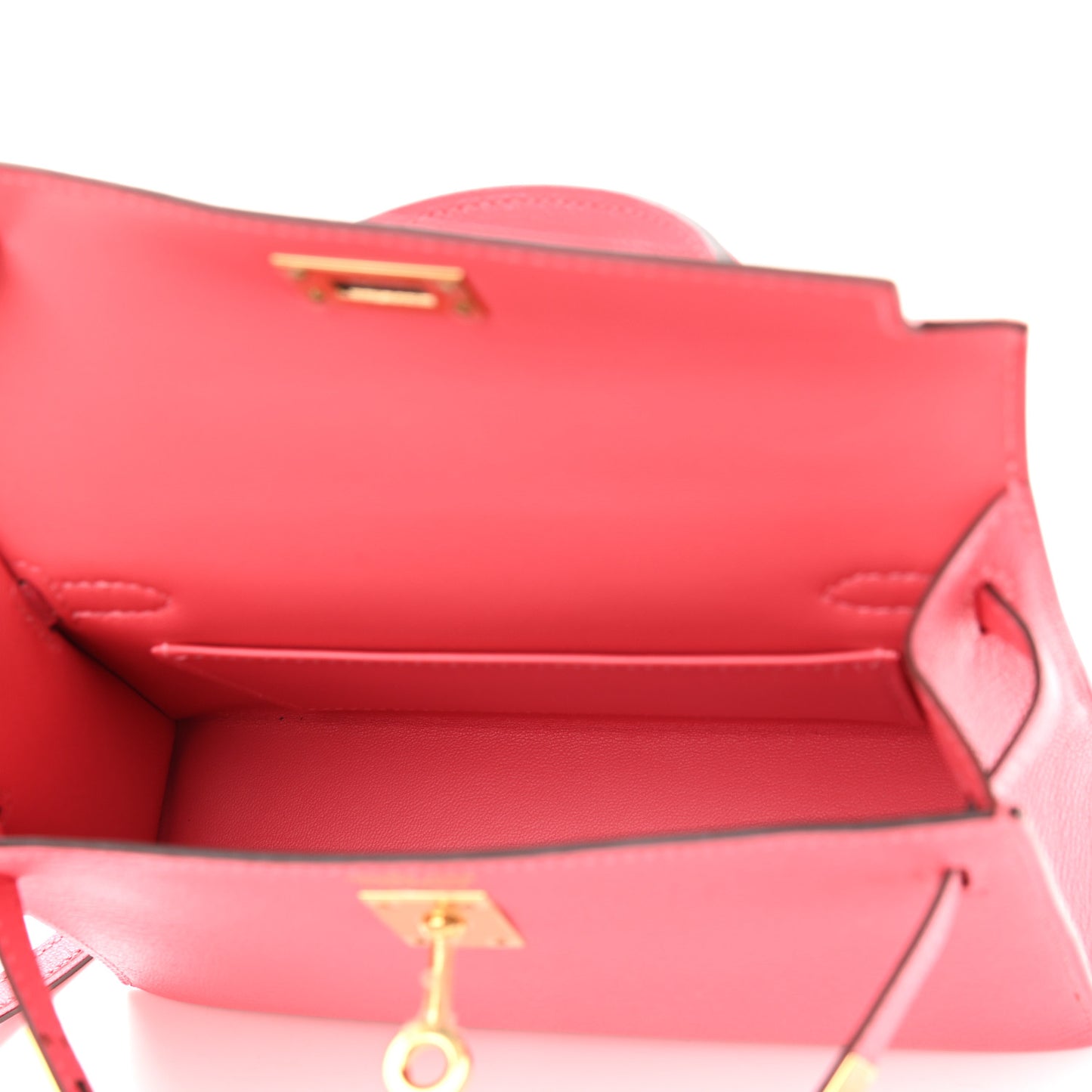 Chevre Mysore Mini Kelly Sellier 20 Rose Lipstick