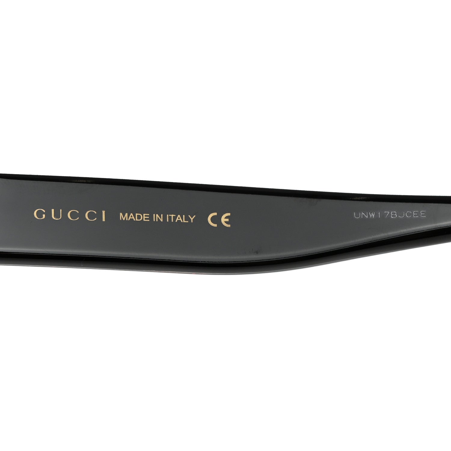 Gucci Acetate Glitter Sunglasses GG0327S Black 6 of 8