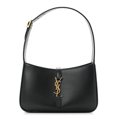 Saint Laurent Smooth Calfskin Le 5 A 7 Hobo Black 1 of 7
