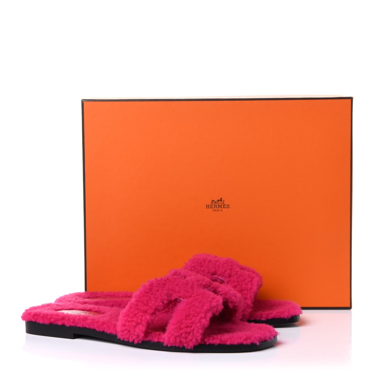 Woolskin Oran Sandals 38.5 Rose Fuchsia