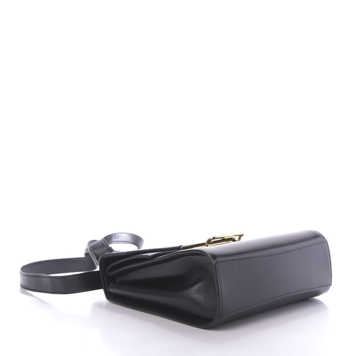 Bottega Veneta Box Calfskin Nappa Clip Bag Black 4 of 10