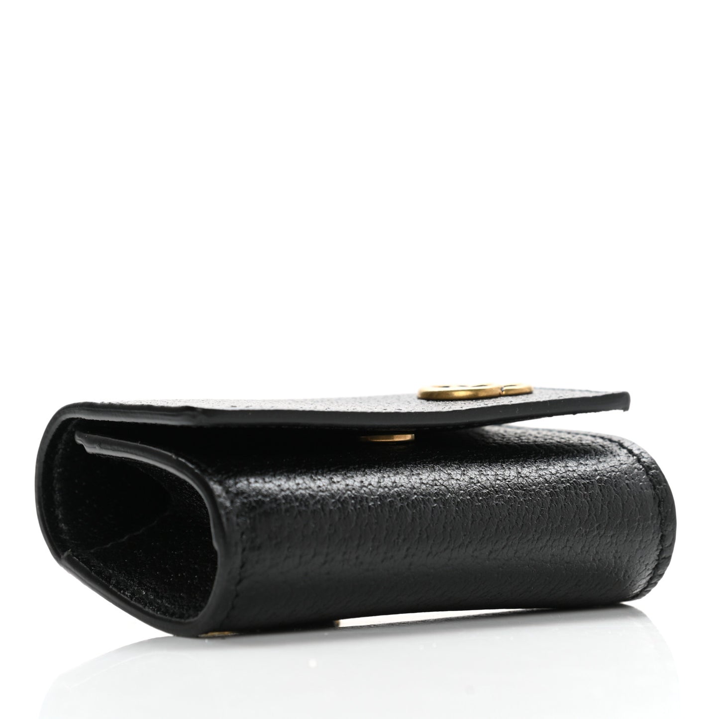 Calfskin Boar Effect GG Marmont AirPods Pro Case Black