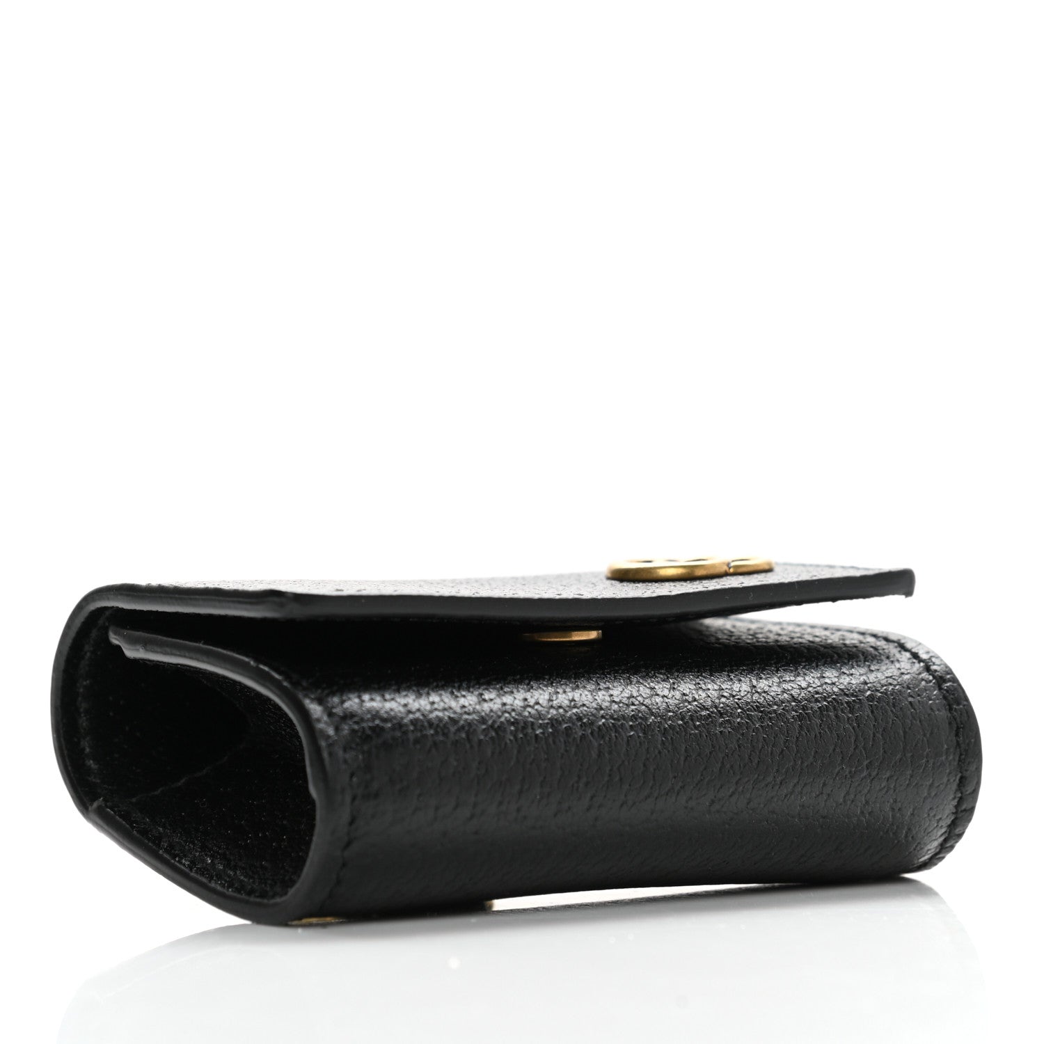 Gucci Calfskin Boar Effect GG Marmont AirPods Pro Case Black 3 of 7