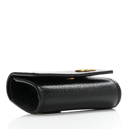 Gucci Calfskin Boar Effect GG Marmont AirPods Pro Case Black 3 of 7