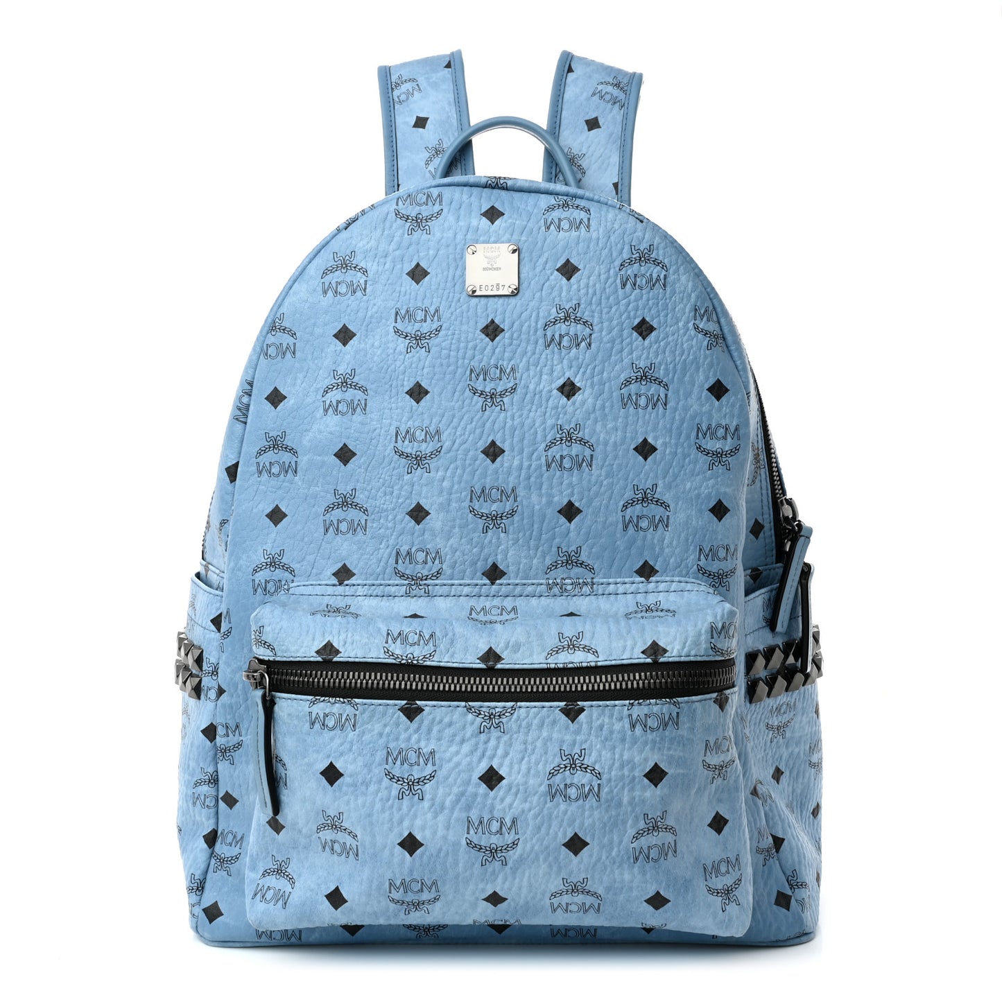 Visetos Medium Side Stud Stark Backpack Light Blue