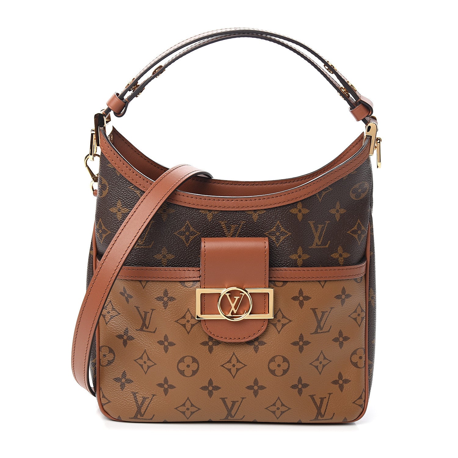 Louis Vuitton Reverse Monogram Dauphine Hobo PM 1 of 10