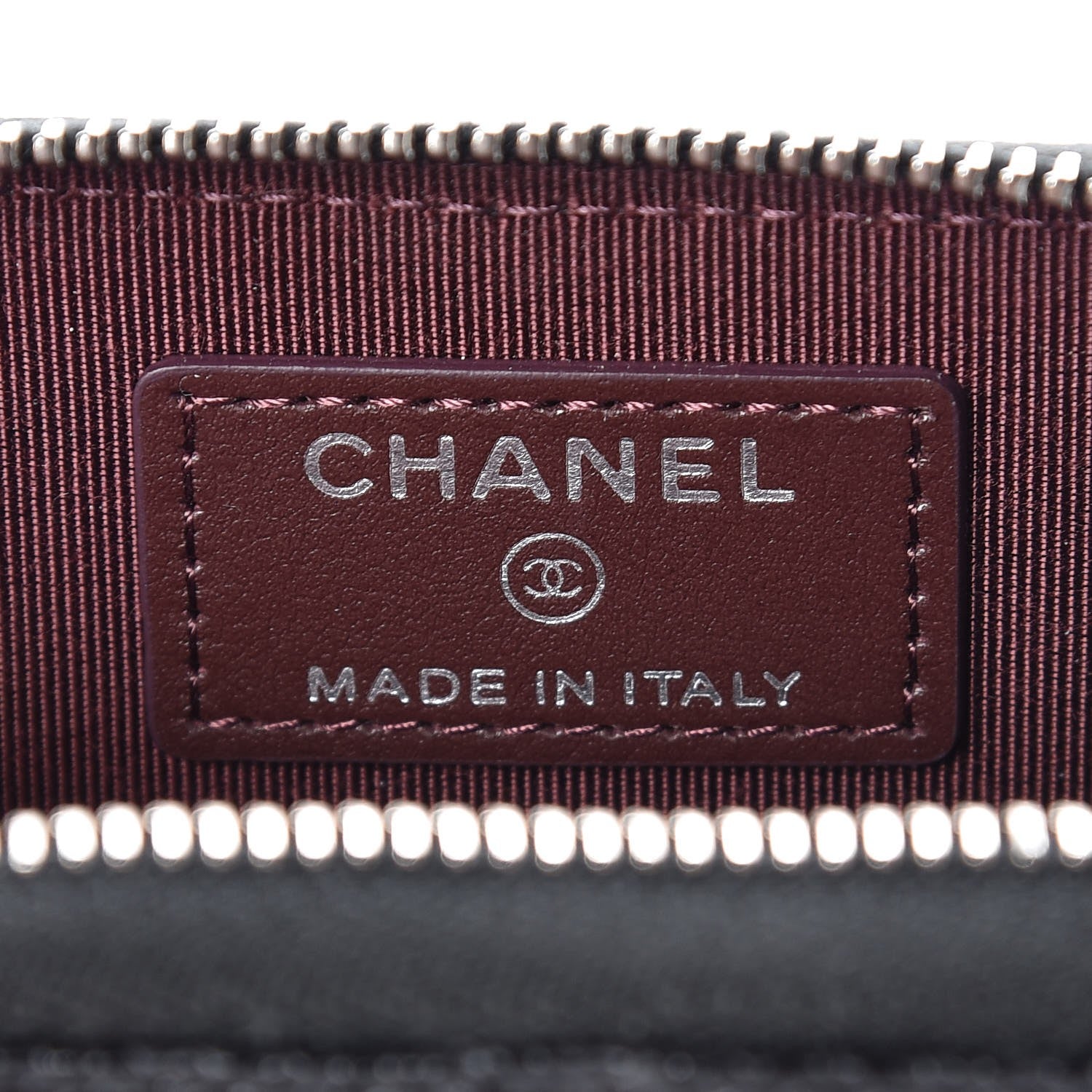 Chanel Caviar Quilted Zip Coin Purse Black 6 of 8