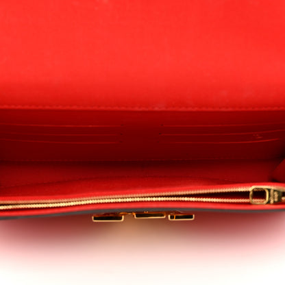 Louis Vuitton Patent Louise Clutch Cherry 4 of 10