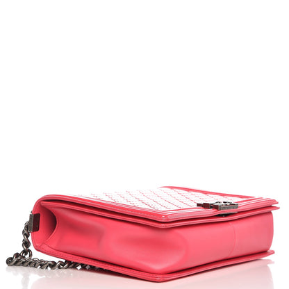 Chanel Patent Quilted Large Boy Flap Pink 4 of 11