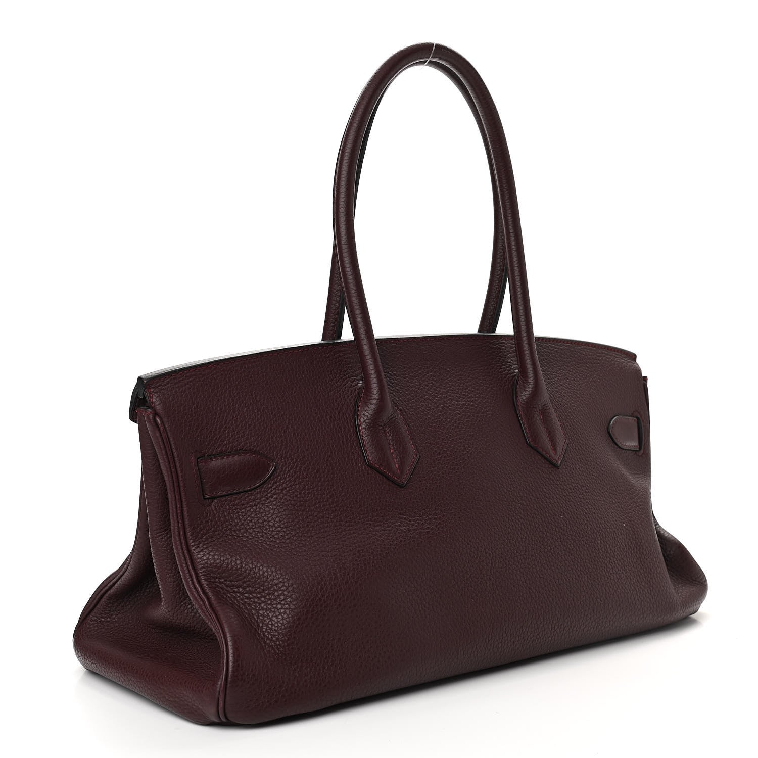 Hermes Taurillon Clemence JPG Shoulder Birkin II 42 Prune 3 of 11