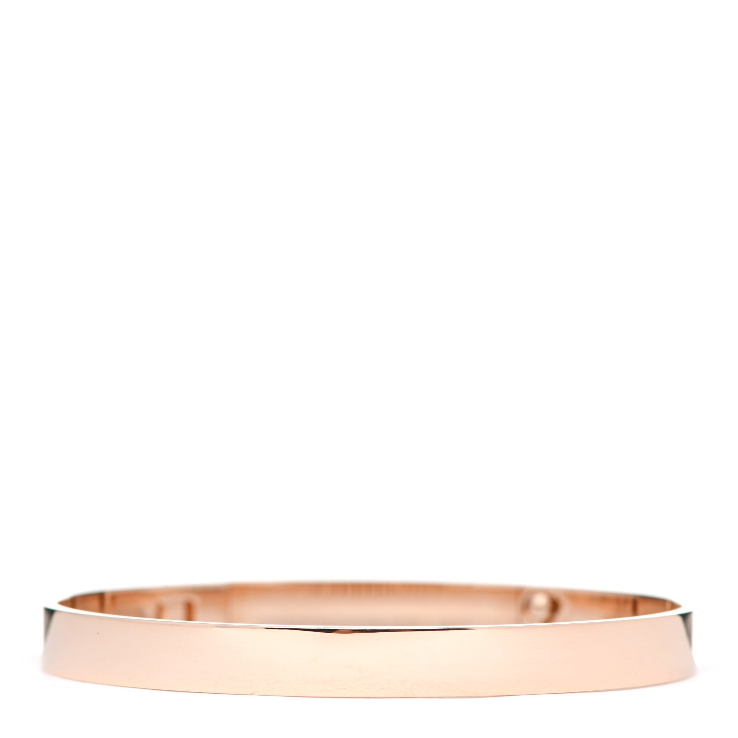 Hermes 18K Rose Gold Diamond PM Collier De Chien Bracelet SH 3 of 4
