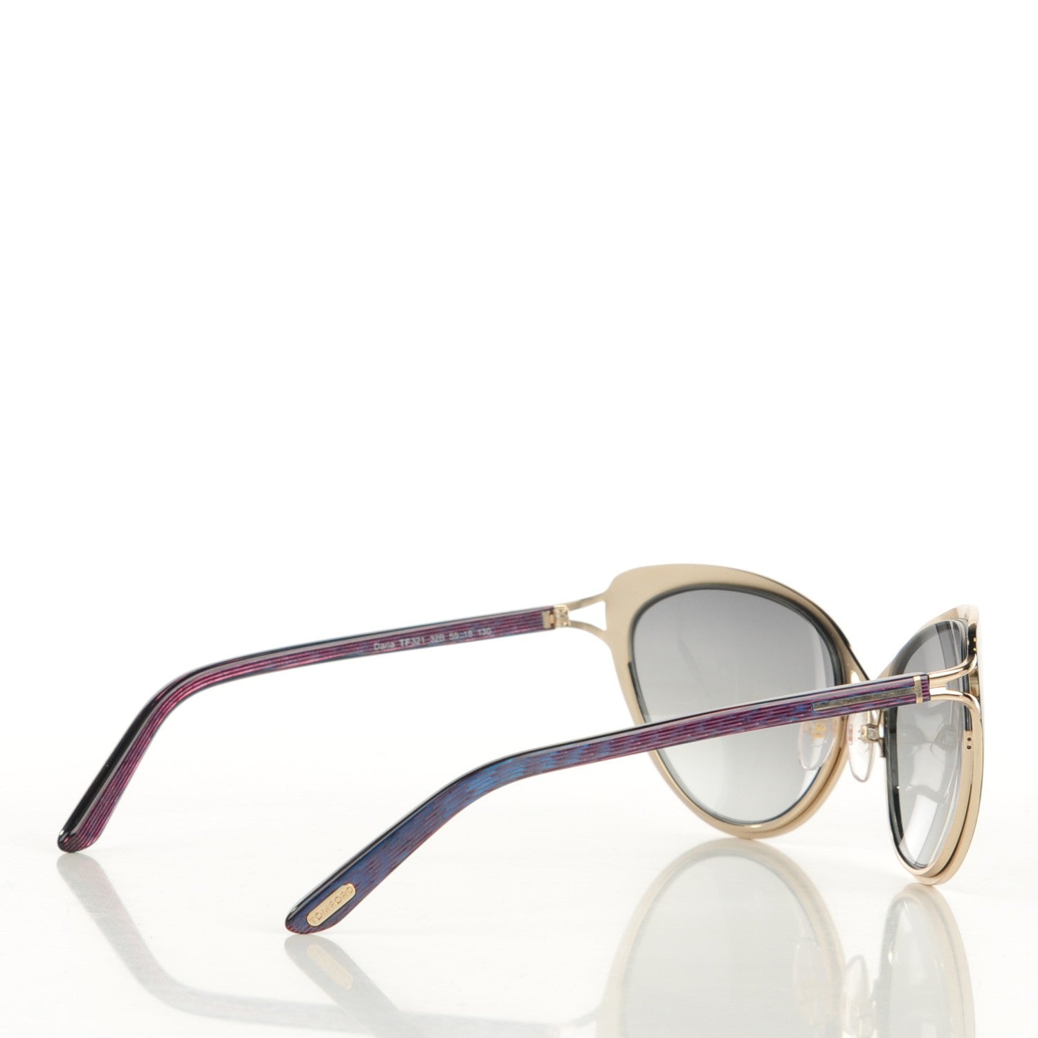 Tom Ford Daria Sunglasses TF321 Black 3 of 8