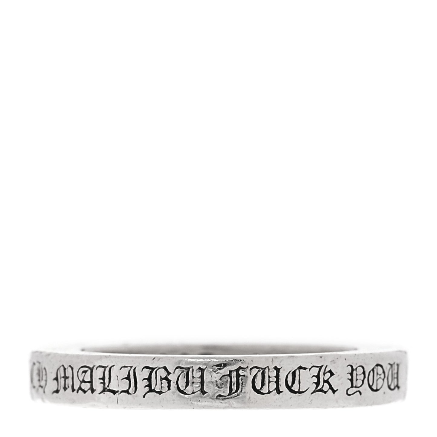 Sterling Silver CH Malibu Fck You Spacer Ring 50 5.5