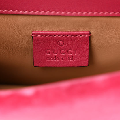 Gucci Velvet Crystal Mini Bee Broadway Shoulder Bag Light Raspberry Rose 6 of 13