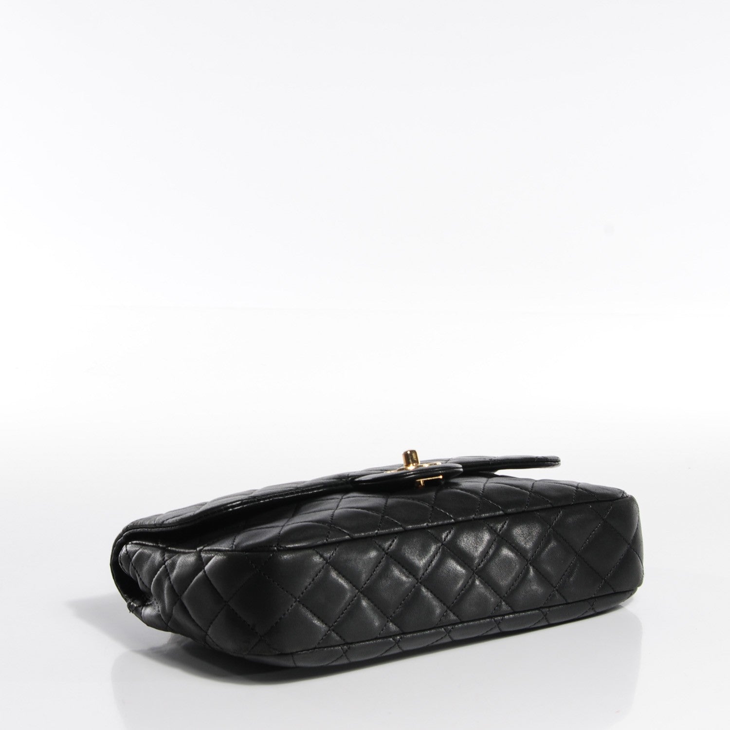 Chanel Lambskin Quilted Cruise Charm Medium Single Flap Black 4 of 8