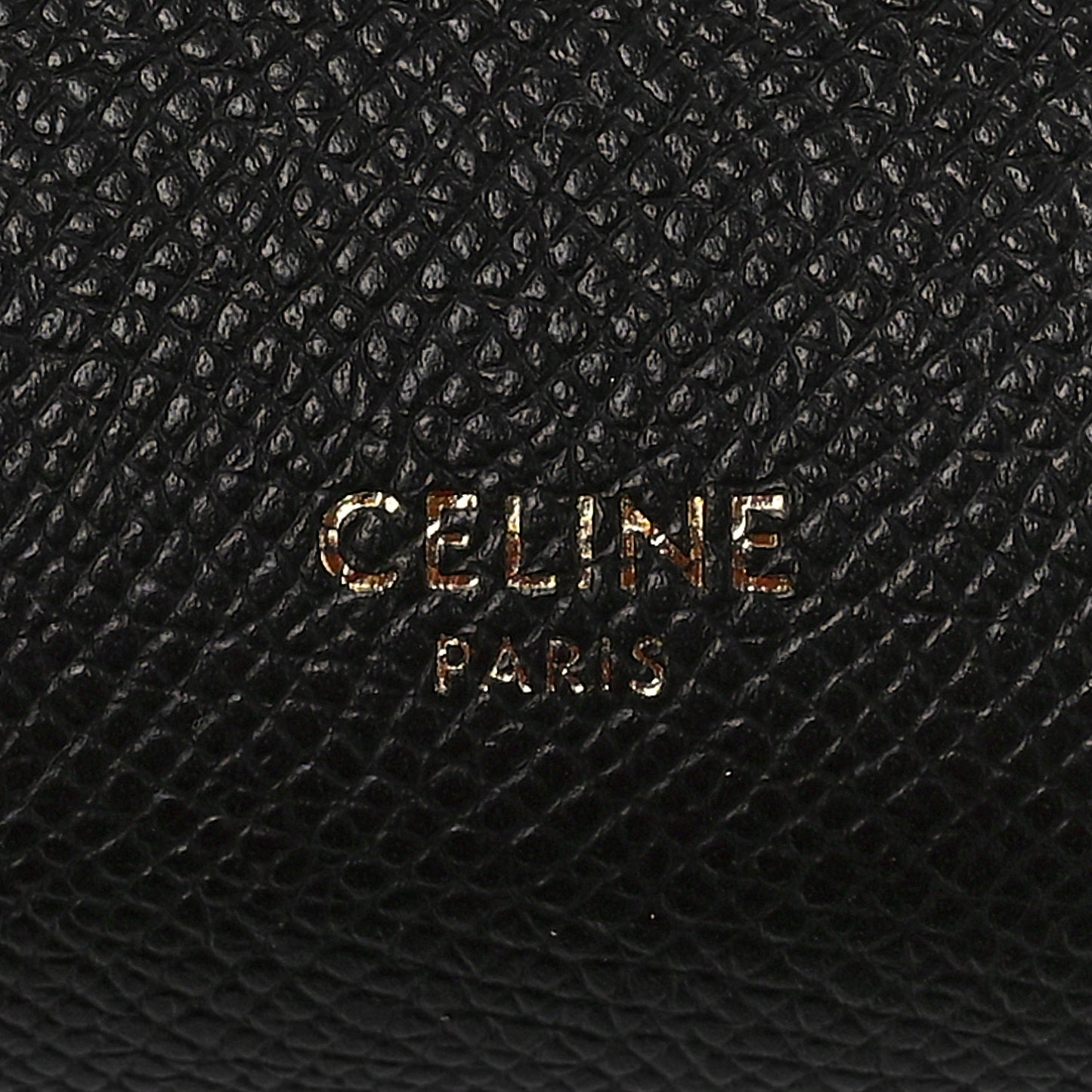 Grained Calfskin Mini Belt Bag Black