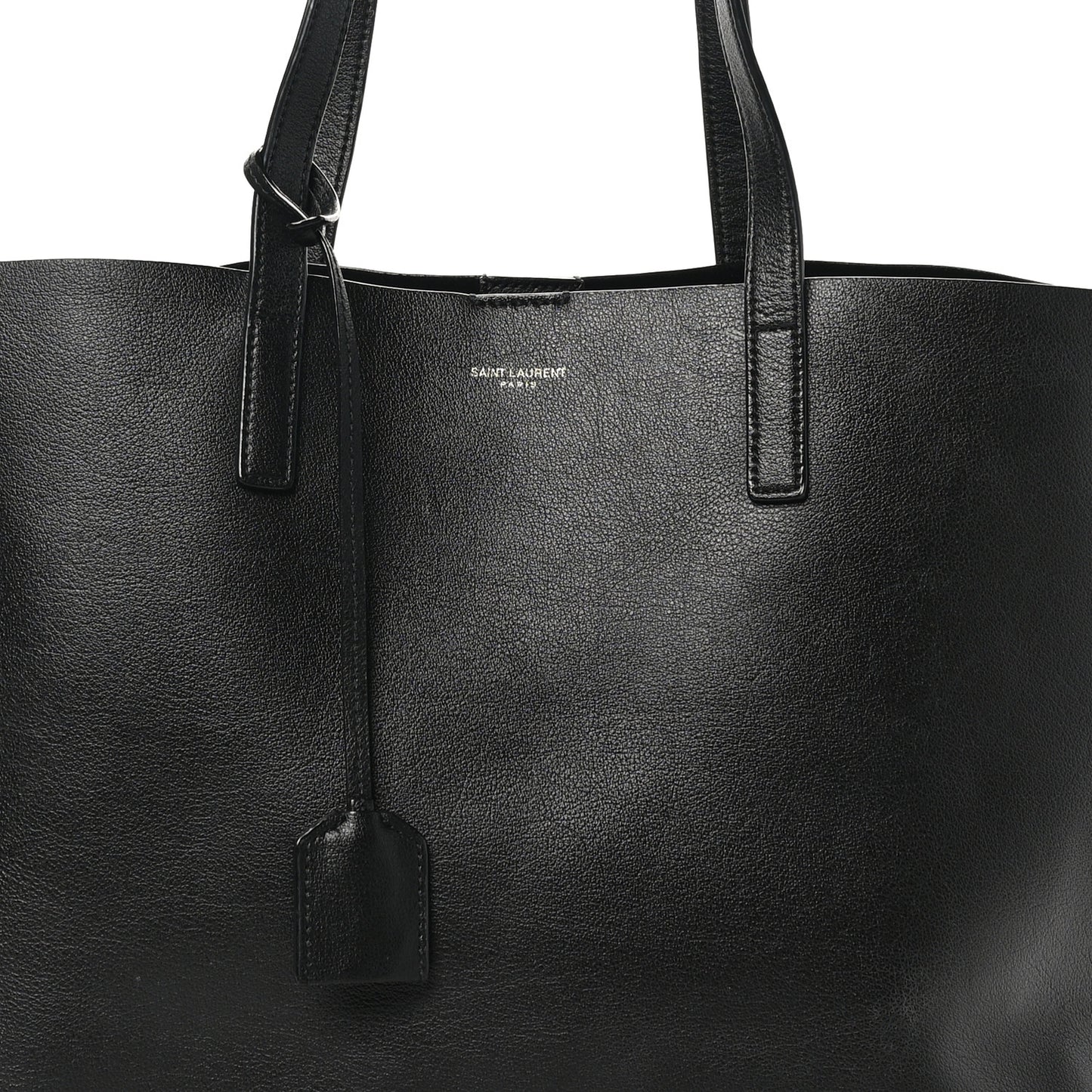 Calfskin Large Shopping Tote Black