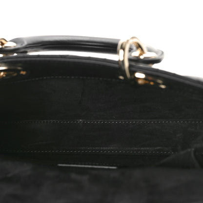Christian Dior Lambskin Cannage Small Lady D-Joy Black 5 of 8