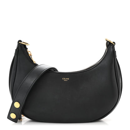 Celine Smooth Calfskin Medium Strap Ava Shoulder Bag Black 1 of 10