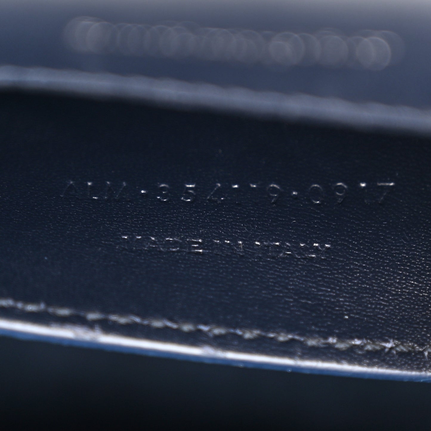 Smooth Calfskin Medium Classic Monogram Kate Tassel Satchel Marine