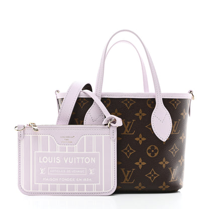 Louis Vuitton Monogram Neverfull Inside Out Bandouliere BB Misty Lilac 4 of 17