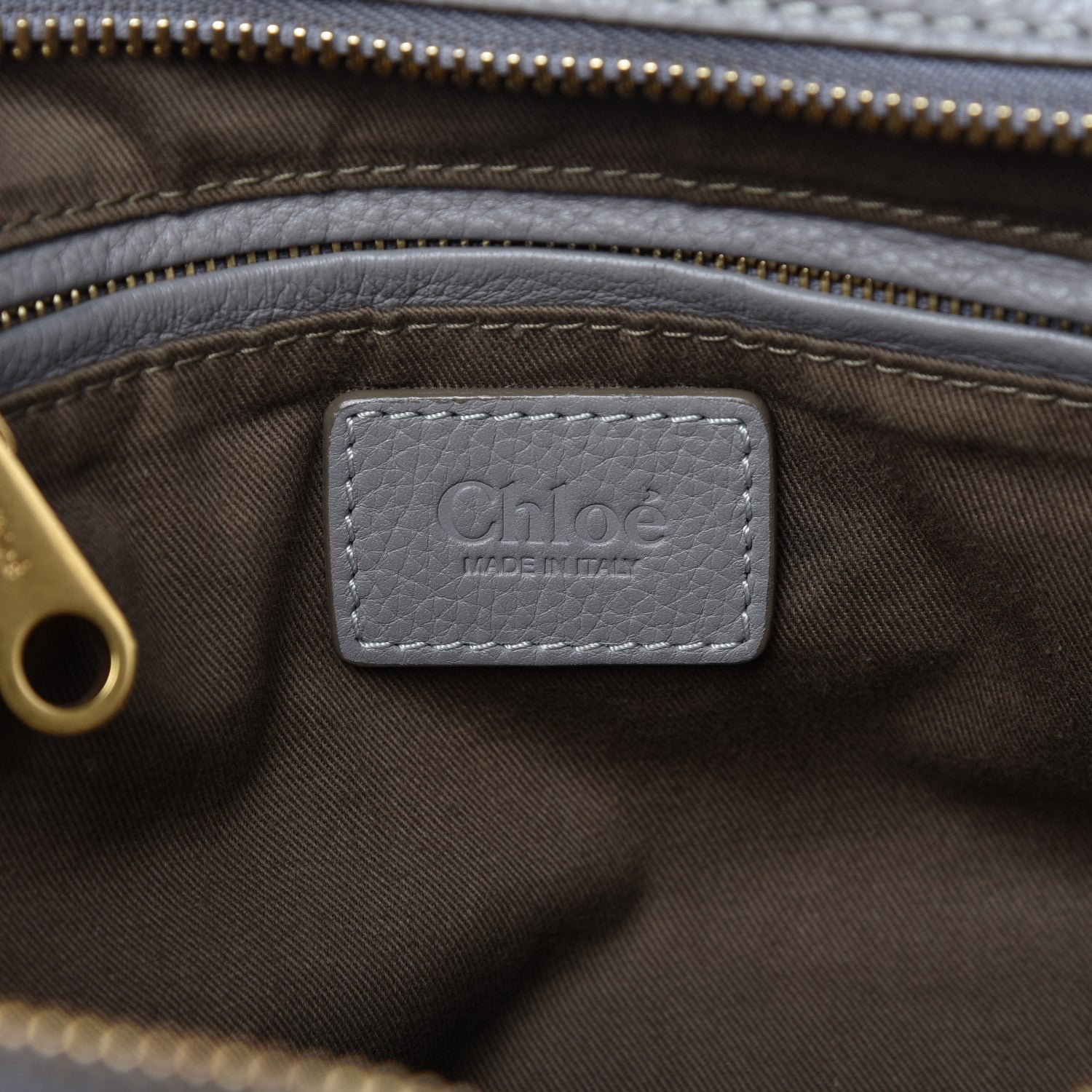 Chloe Calfskin Medium Marcie Satchel Cashmere Grey 8 of 14