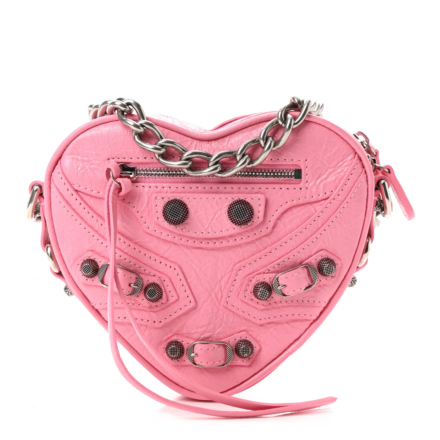 Balenciaga Agneau Arena Mini Le Cagole Heart Bag Sweet Pink 2 of 21
