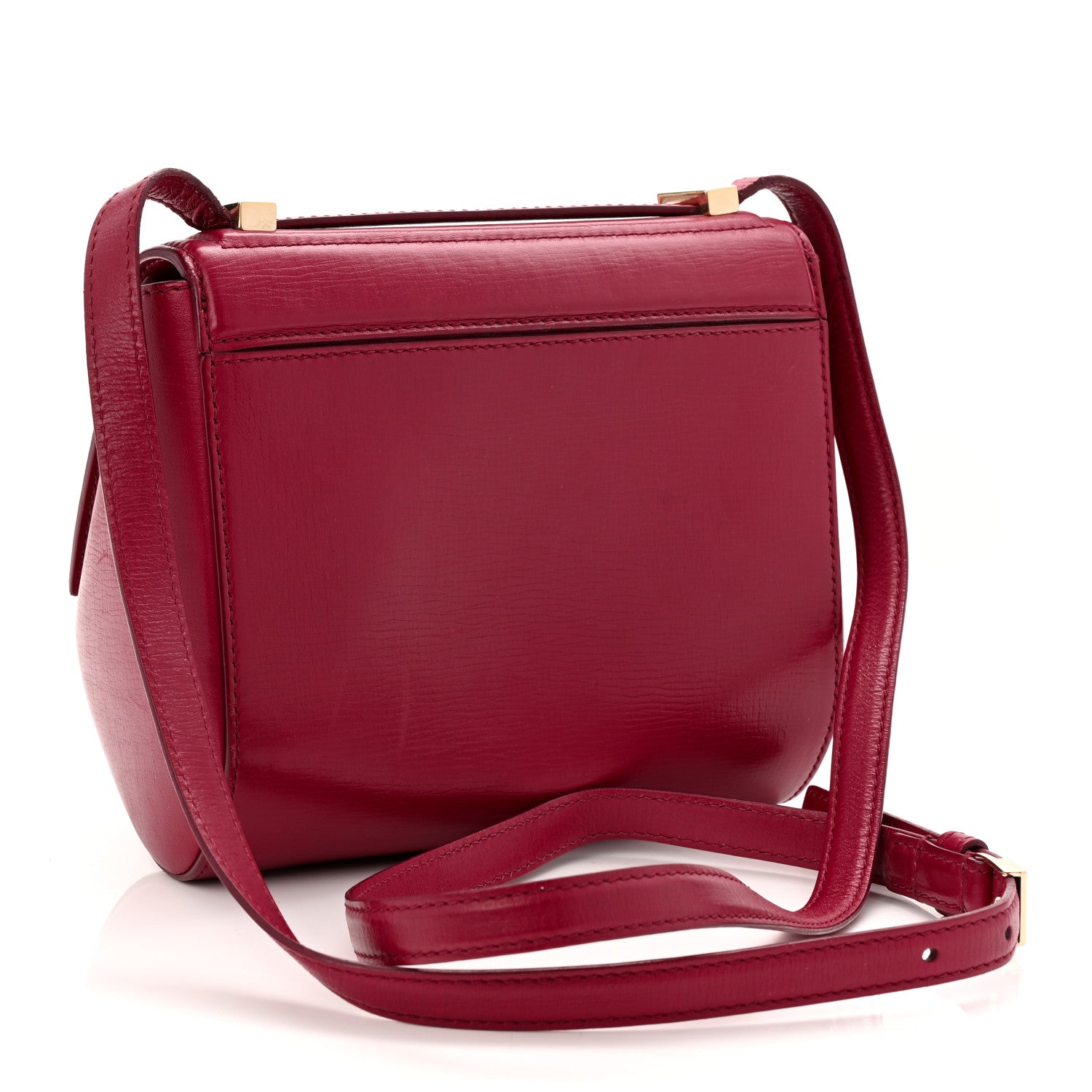 Givenchy Textured Calfskin Mini Pandora Box Crossbody Bag Magenta 3 of 12