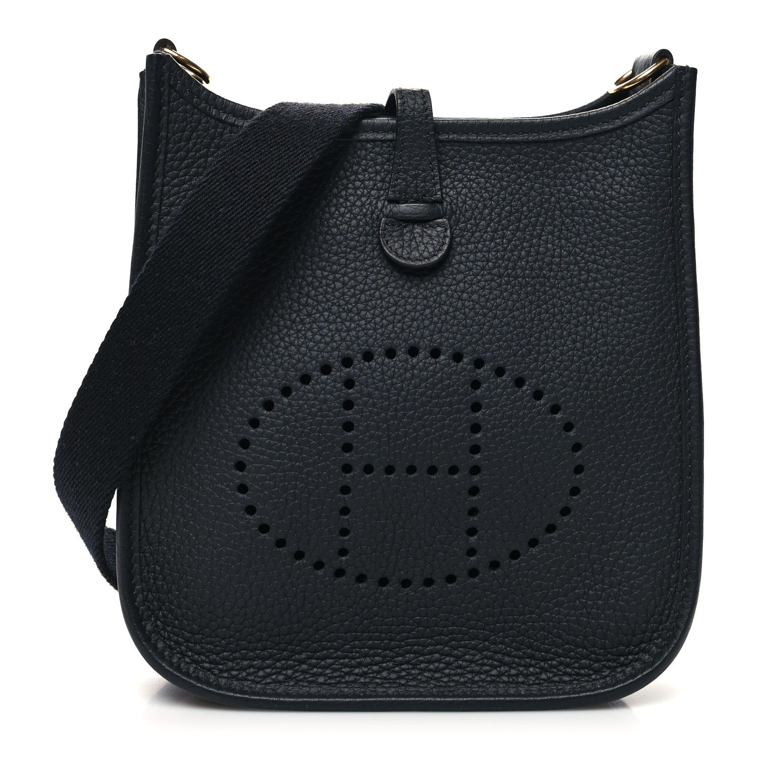 Hermes Taurillon Clemence Evelyne TPM Black 1 of 11