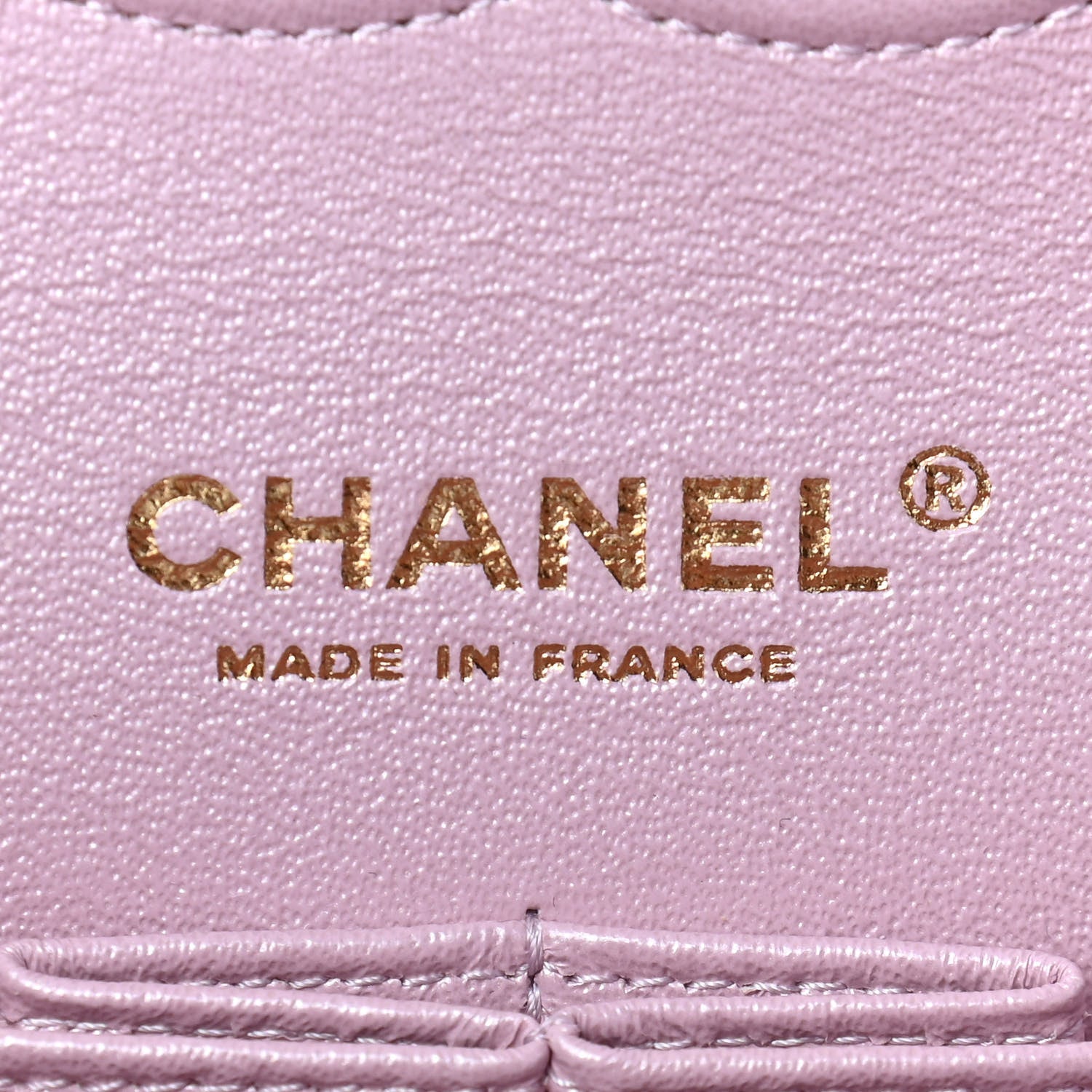 Chanel Iridescent Calfskin Quilted Medium Double Flap Light Pink 6 of 9