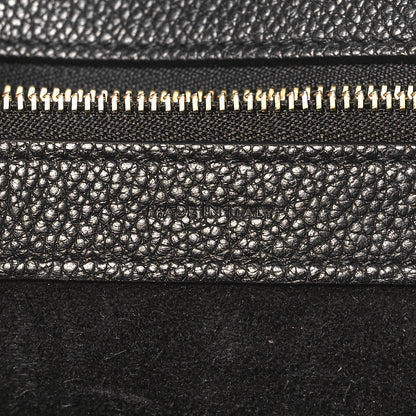 Celine Soft Grained Calfskin Small Belt Cabas Phantom Black 7 of 10