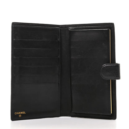 Chanel Caviar Timeless CC French Wallet Black 5 of 8