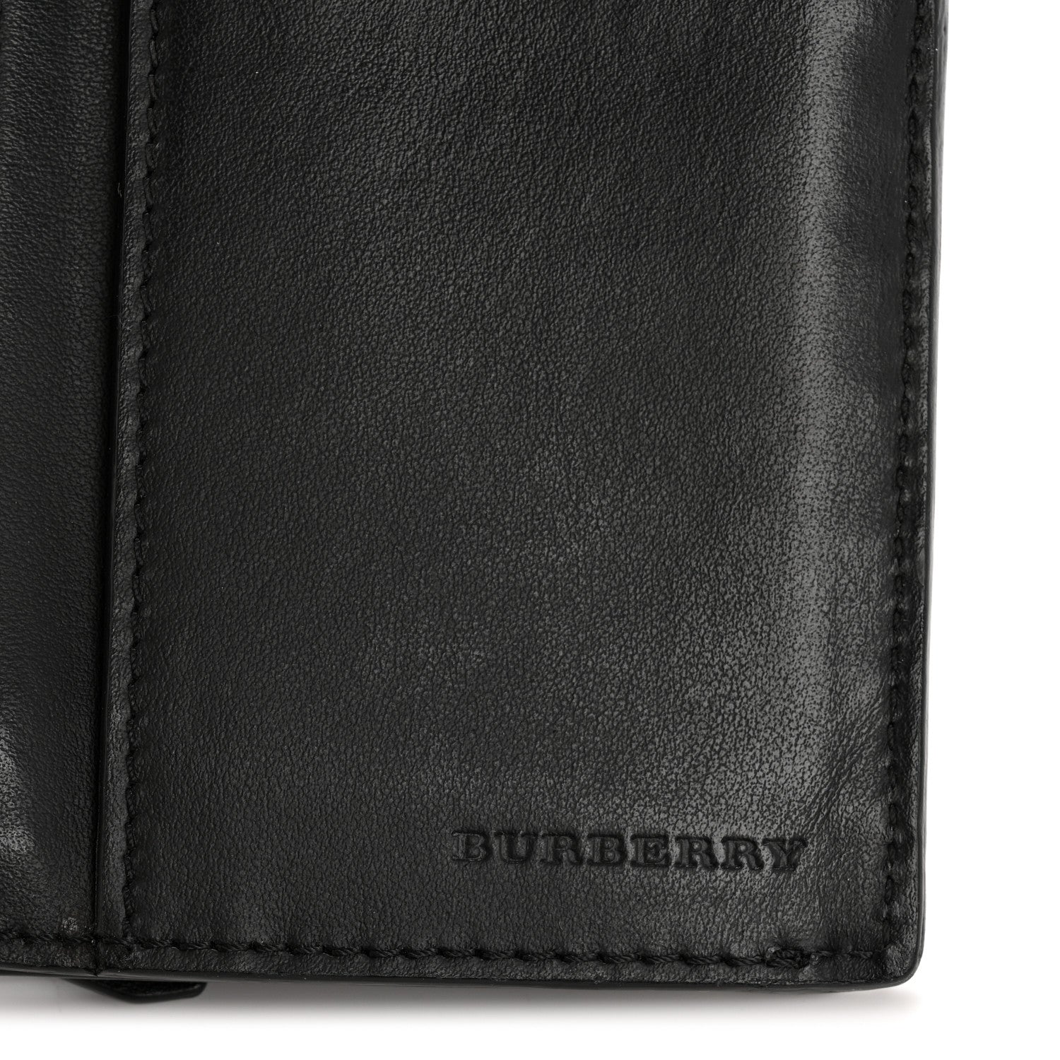 Burberry Calfskin Mini Vintage Check Cavendish Continental Wallet Antique Yellow black 12 of 22