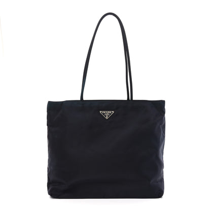 Prada Tessuto Nylon Saffiano Tote Purple 1 of 9
