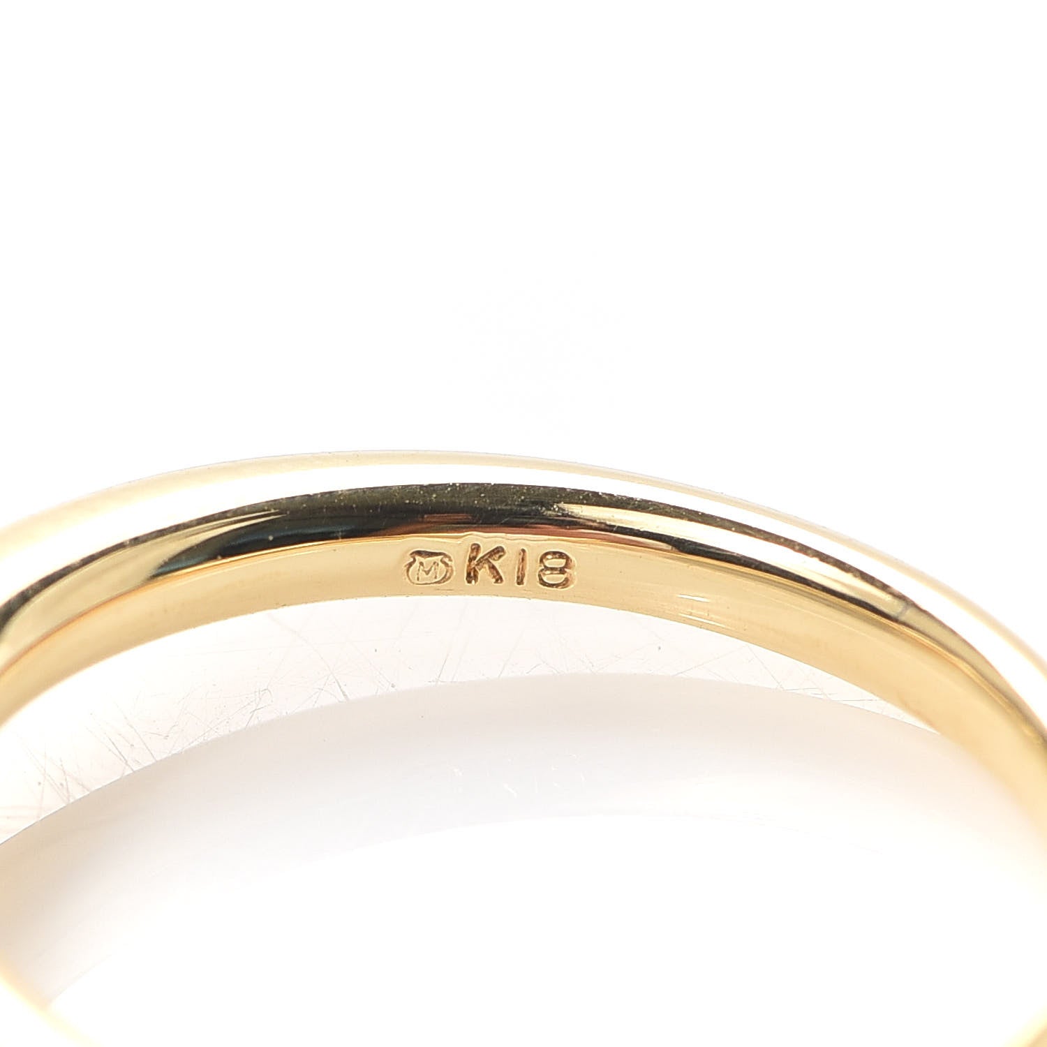 Mikimoto 18K Yellow Gold Akoya Cultured Pearl 7mm Classic Elegance Ring 53 6.5 4 of 4
