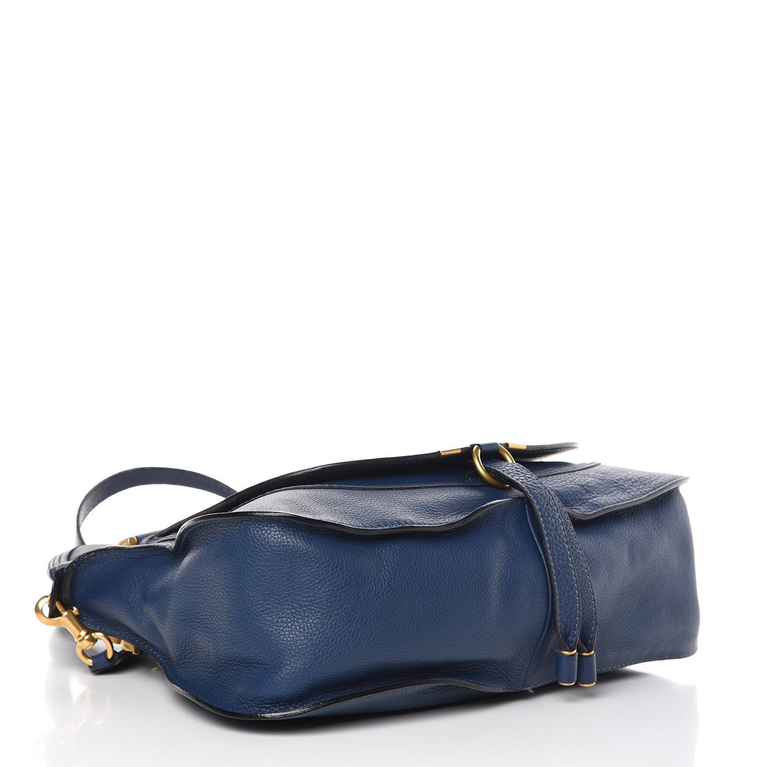 Chloe Calfskin Medium Marcie Satchel Royal Navy 4 of 11