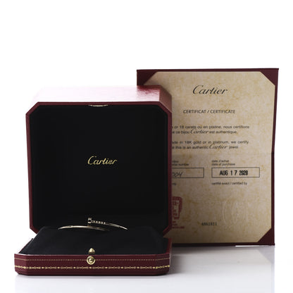 Cartier 18K Yellow Gold Small Juste Un Clou Bracelet 16 5 of 5