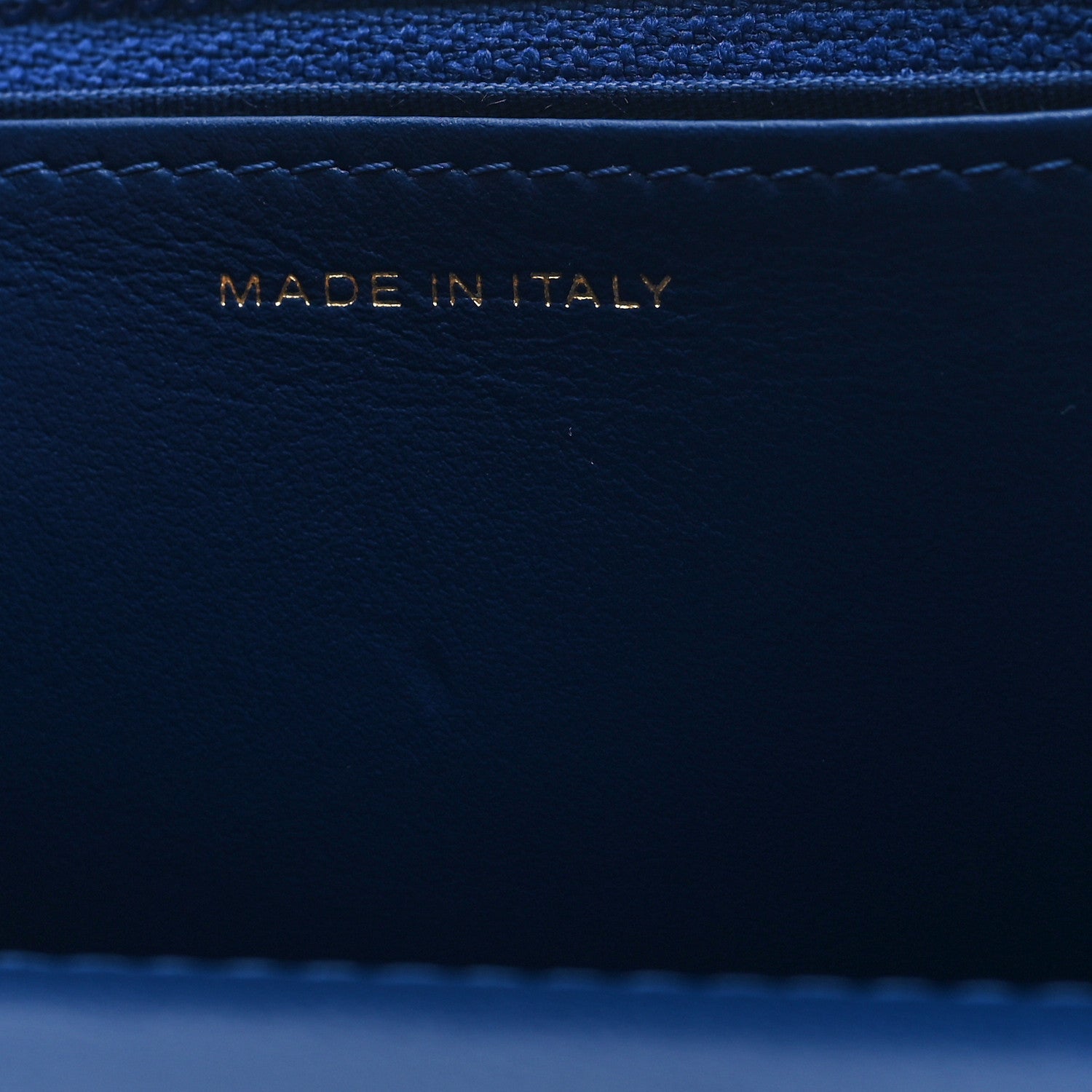 Chanel Shiny Goatskin Quilted Chanel 19 Wallet On Chain WOC  Blue 7 of 11