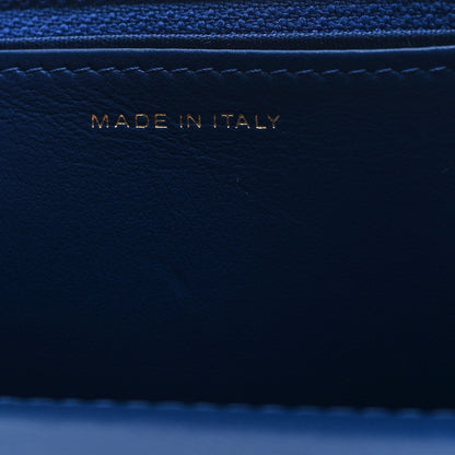 Chanel Shiny Goatskin Quilted Chanel 19 Wallet On Chain WOC  Blue 7 of 11