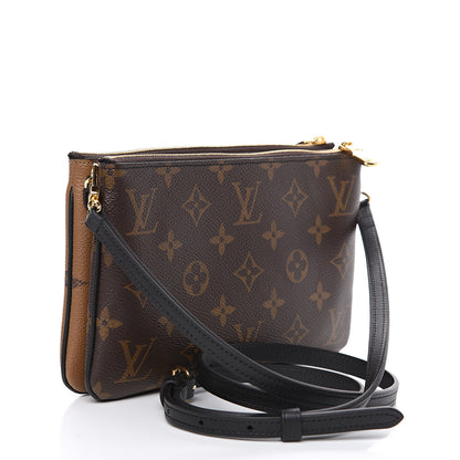 Louis Vuitton Reverse Monogram Giant Double Zip Pochette 2 of 10